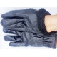 Теплі рукавички для сенсорних екранів, еко-шкір, чорний колір