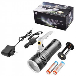 Мощный фонарь прожектор Police с зуммом 3x18650 MX-1818-T6 Zoom Max 8000 Металлический корпус