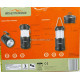 Світлодіодний ліхтар кемпінговий 2 в 1 лампа для кемпінгу на батарейках