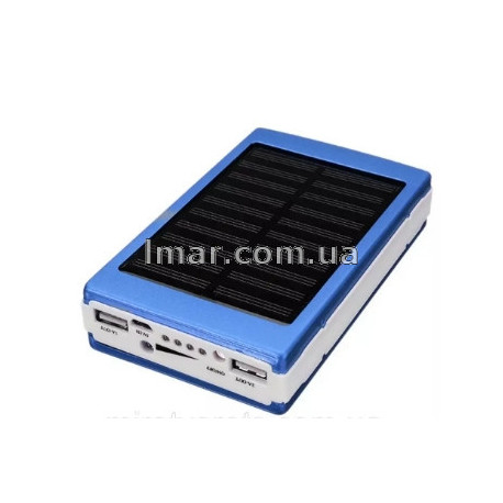 Power Bank Solar LHP 6000mAh із сонячною панеллю, батарея повербанк (маркування 20000mAh від виробника)
