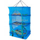 Сітка для сушіння риби, на 3 полиці синя | (сітка для сушіння риби, фруктів) 35 х 35 х 65 см