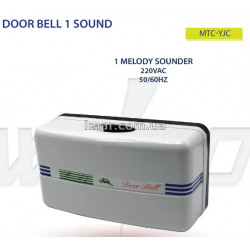 Дверний дзвінок провідний 220 В 1 мелодія DING-DONG DOOR BELL YJ-6