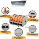 Клеммы для проводов универсальные строительно монтажные зажимные 5-х Контактные