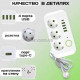 Мережевий фільтр Voltronic F015 на 3 розеток, 4 USB, 1 USB-C, 2500Вт, 16A з вимикачем (3м )