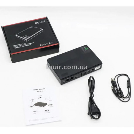 Міні UPS 10400mAh для роутера, камер та модему (5V/9V/12V)
