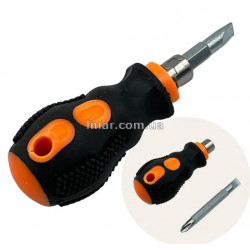 Викрутка-бочка двостороння 2в1 хрест шліц LMAR