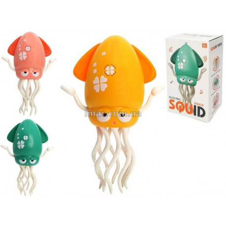 Інтерактивна іграшка "Кальмар", що танцює Electric Dancing Squid (музика, світло, рух)