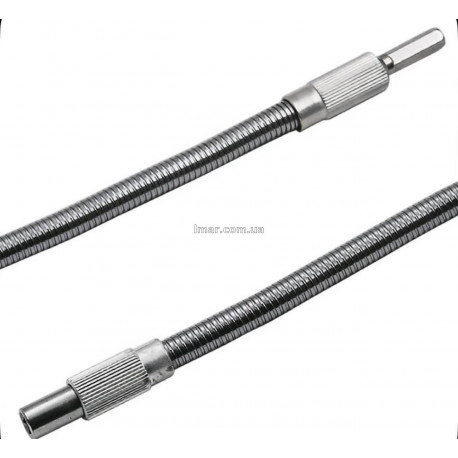 Гнучкий подовжувач для викрутки та дриля 25 см (гнучкий вал, перехідник для біт)