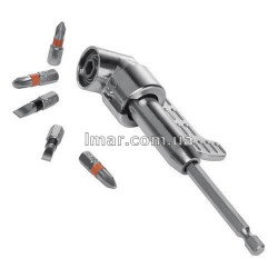 Кутовий адаптер для біт і викруток LMAR 1/4 дюйма