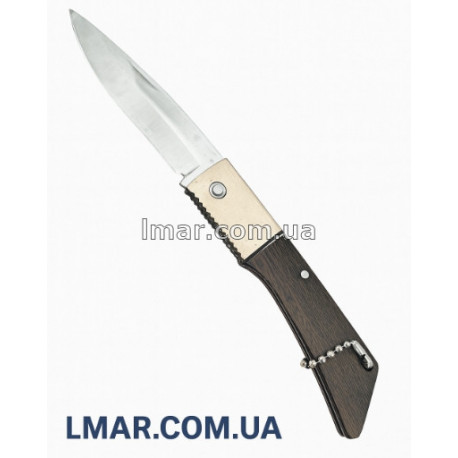 Складний туристичний ніж із дерев’яною ручкою (кишеньковий, універсальний) 170мм