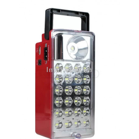 Кемпінговий ліхтар SOGO JPN-112 (24 LED + прожектор, 4500 mAh, переносний акумуляторний, USB заряджання) (аналог Almina)