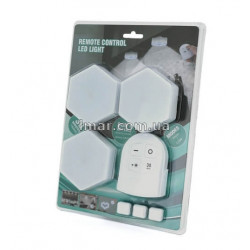 Модульный светильник ночник с пультом 3 шт (шестигранный, LED, настенный, сенсорный) YT-311
