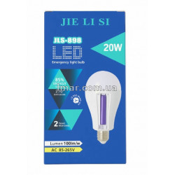 Лампа аккумуляторная светодиодная E27 20W автономная аварийная JLS-898