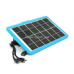 Сонячна панель HB-680 8W для заряджання Power Bank, телефонів та USB-пристроїв