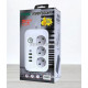 Мережевий фільтр з вимикачем Power Socket F015 на 3 розетки, 3 USB, 1 Type-C, 2500W, довжина 5м