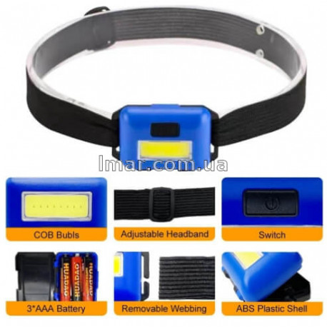 Налобний ліхтар Luxury 10W