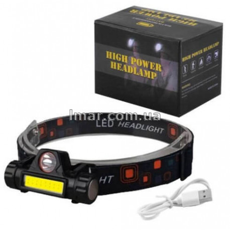 Налобный фонарь LED 8101 аккумуляторный с магнитом LMAR
