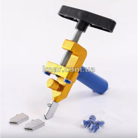 Стеклорез масляный 2 в 1 с инструментом для разлома стекла и плитки