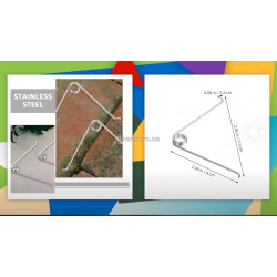Пружина для секатора зворотна – запасна пружина для садових ножиць.