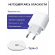 Быстрая зарядка 20W USB-C – адаптер питания Type-C + кабель Type-C to Type-C для iPhone 15/16, Samsung, Xiaomi