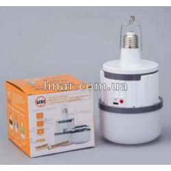 Светодиодная лампочка с аккумулятором Автономная аварийная лампа BL-699 SMD 40 Вт E27 Type-C крючок