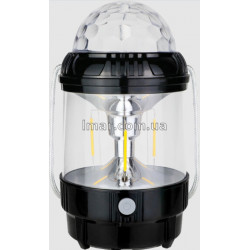 Акумуляторна LED диско лампа HW-978W 20W – портативний RGB світильник для вечірки, кемпінгу та аварійного освітлення