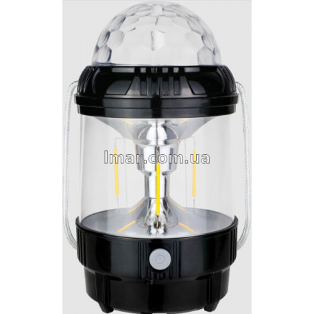 Акумуляторна LED диско лампа HW-978W 20W – портативний RGB світильник для вечірки, кемпінгу та аварійного освітлення