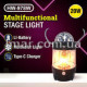 Аккумуляторная LED диско лампа HW-978W 20W – портативный RGB светильник для вечеринки, кемпинга и аварийного освещения
