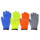 Рукавички робочі бавовняні з ПВХ точкою, розмір 10 – трикотажні антиковзні, будівельні, господарські, 4 кольори