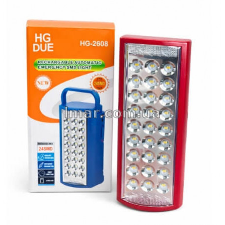 Фонарь переносной LED 24 LED HG DUE RD-24 с Power Bank 4000 mAh (аналог Almina) HG 2608