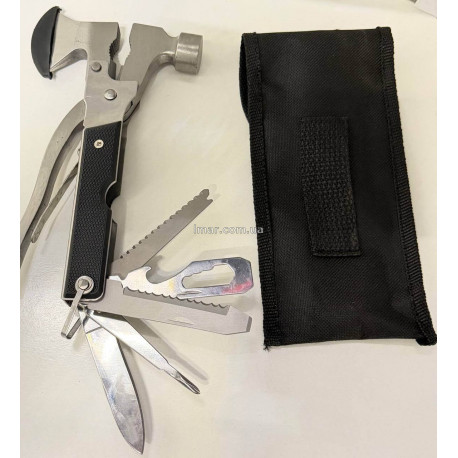Мультитул-топор 9 в 1 складной, с ножом и отверткой, в чехле