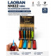 Запальничка металева турбо LAOBAN №822, дзеркальний корпус, мікс квітів 25 шт/уп