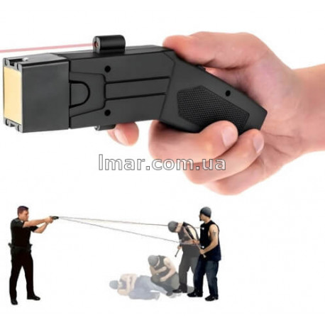 Стреляющий отпугиватель + 3 насадка Taser 2021 (Тайзер) с фонарем, сиреной и лазерным целеуказателем