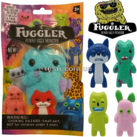 Игрушка-сюрприз Fuggler в пакете, коллекционная фигурка-монстрик, 1 шт