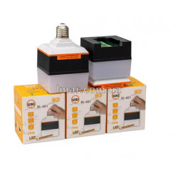Аварійна акумуляторна LED лампа E27 20W UXI BL-601, на 2 акумулятори
