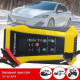 Зарядное устройство для автомобильного аккумулятора 12В 6А, импульсное, LCD, AGM/GEL, восстановление АКБ