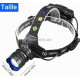 Фонарь налобный аккумуляторный LED 8089, USB Type-C, датчик движения, 5 режимов, Zoom, поворотный, Power Bank