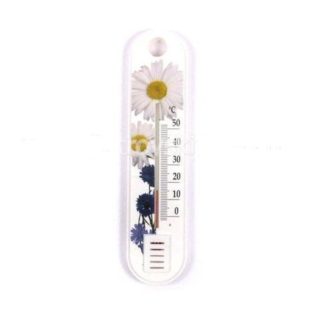 Термометр кімнатний з квітами
