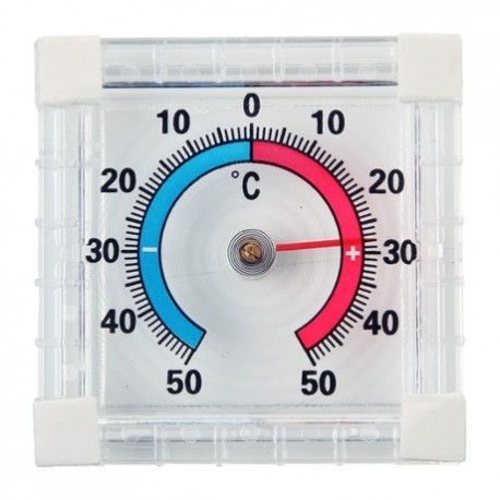 Термометр квадратный, пластик CH207
