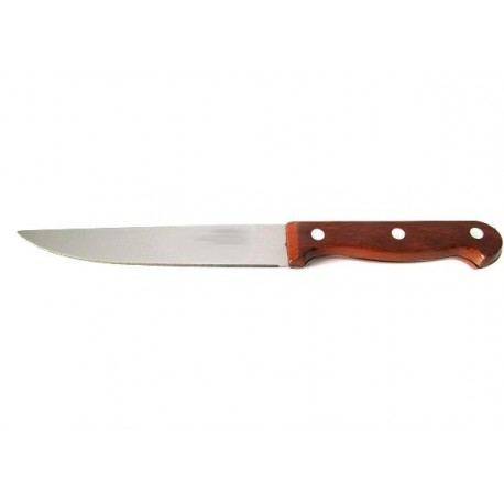 Нож кухонный с коричневой ручкой 25 см( №6)