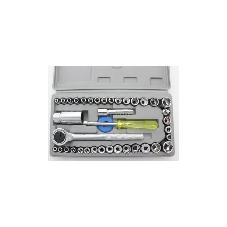 Комбінація 40 шт Набір торцевих ключів (1/4 "і 3/8"), набору комбінацій, Socket Set