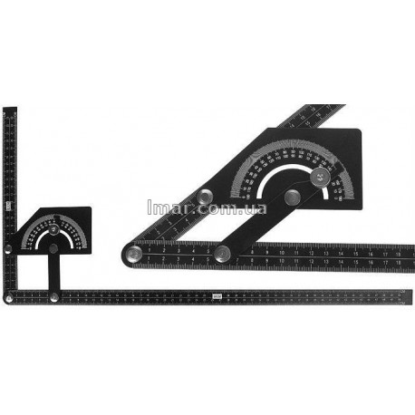 Угломер механический алюминиевый 0° – 180°