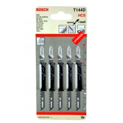 «Bosch» Т144D HCS пилки для лобзика по дереву
