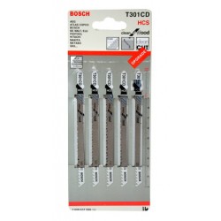 «Bosch» Т301CD HCS пилки для лобзика по дереву